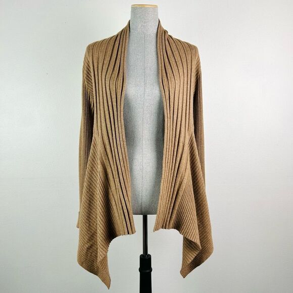 BCBG Cassie Camel Open Cardigan - Picture 1 of 8